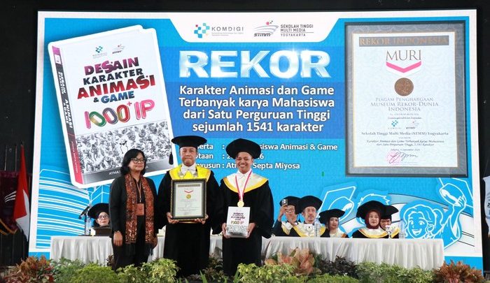 STMM Yogyakarta Catat Rekor MURI 1.541 Karakter Animasi