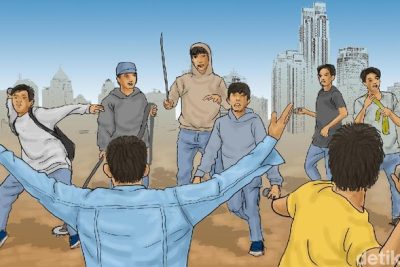 7 Remaja Hendak Tawuran Ditangkap di Kemang Bogor, Sajam Disita