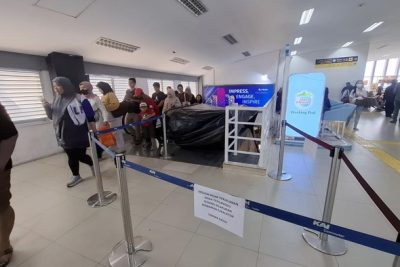 Eskalator Stasiun Duri Ditutup Terpal, Masih Diperbaiki Usai Insiden