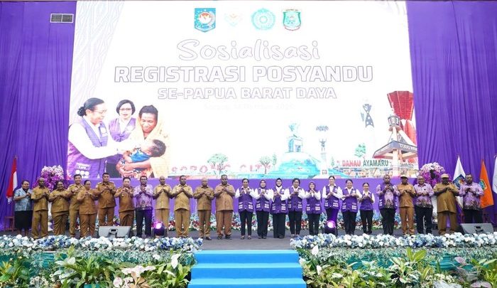 Dorong Transformasi Posyandu, TP Pusat Perkuat Registrasi di Sorong