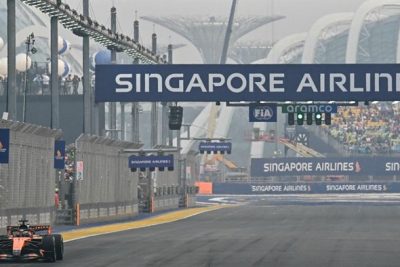 Singapura Diselimuti Kabut Asap Saat Balapan Formula 1 Digelar