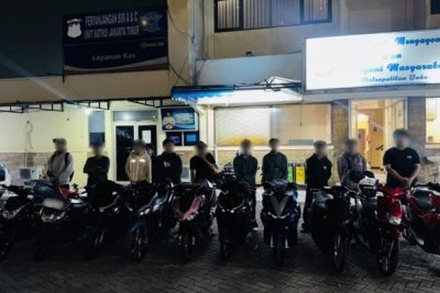 Polisi Amankan 10 Motor dari Lokasi Balap Liar di Duren Sawit
