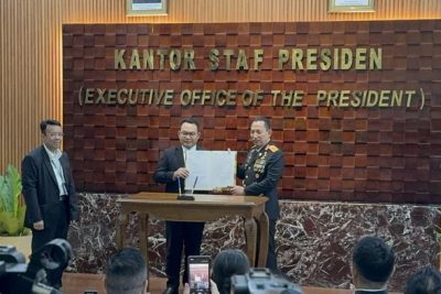 Jalani Sertijab, Jenderal Listyo Sigit Prabowo Resmi Bertugas Sebagai KSP