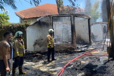 WN Nepal di Bali Usir Laba-laba Pakai Api Malah Bakar Vila Rp 2 M