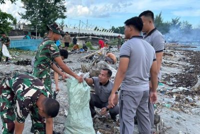 Key Discussion: Sinergitas TNI Polri Selayar: Kolaborasi Bersih-Bersih Pesisir Pantai Benteng