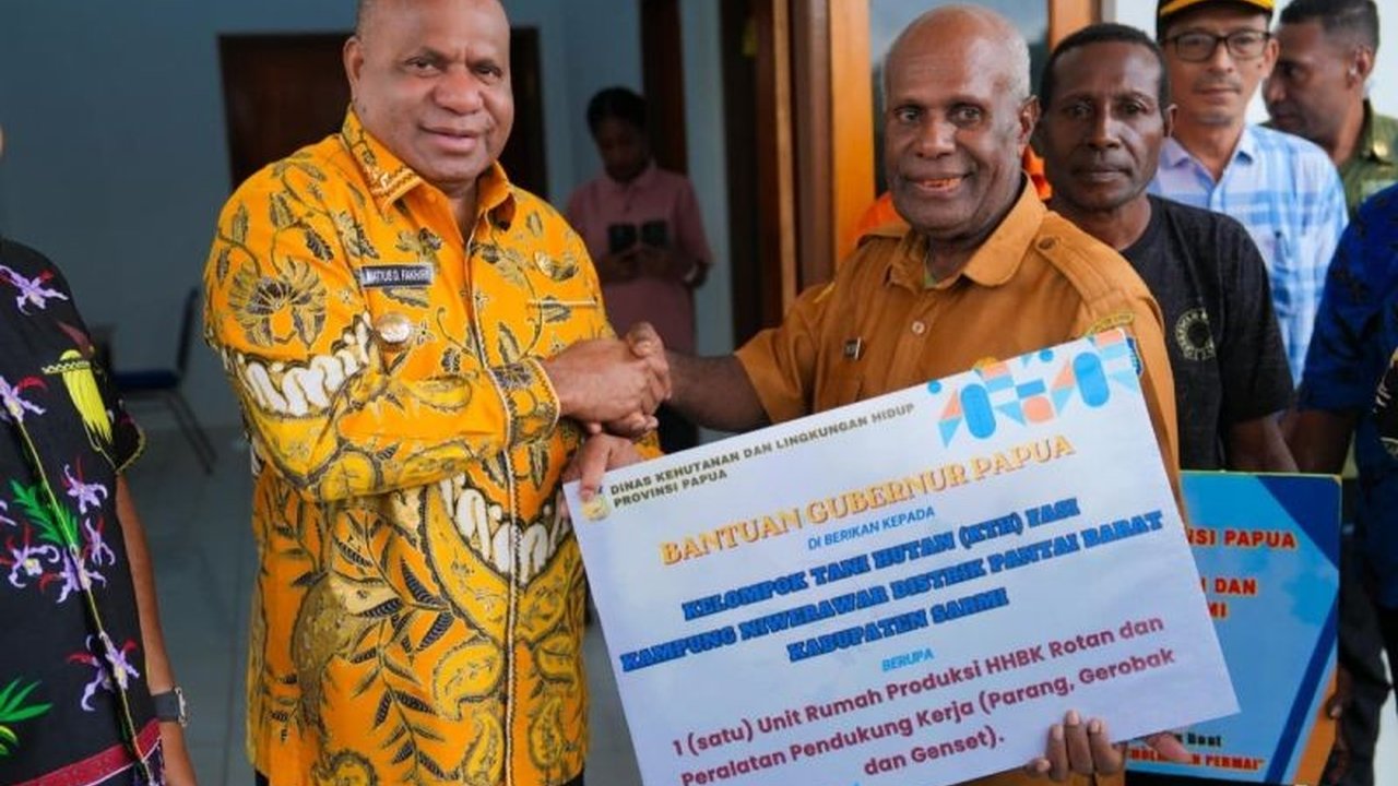 Gubernur Papua Dorong Hilirisasi Hasil Hutan Sarmi, Perkuat Ekonomi Lokal dan Kehutanan