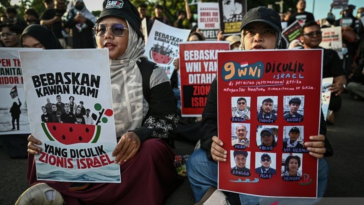 WNI Flotilla Gaza Jalani Pemeriksaan di Turkiye Sebelum Kembali ke Indonesia