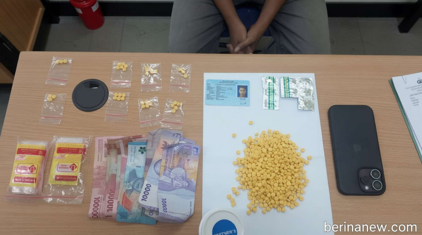 Polisi Bongkar Peredaran Obat Ilegal di Perumahan Bekasi