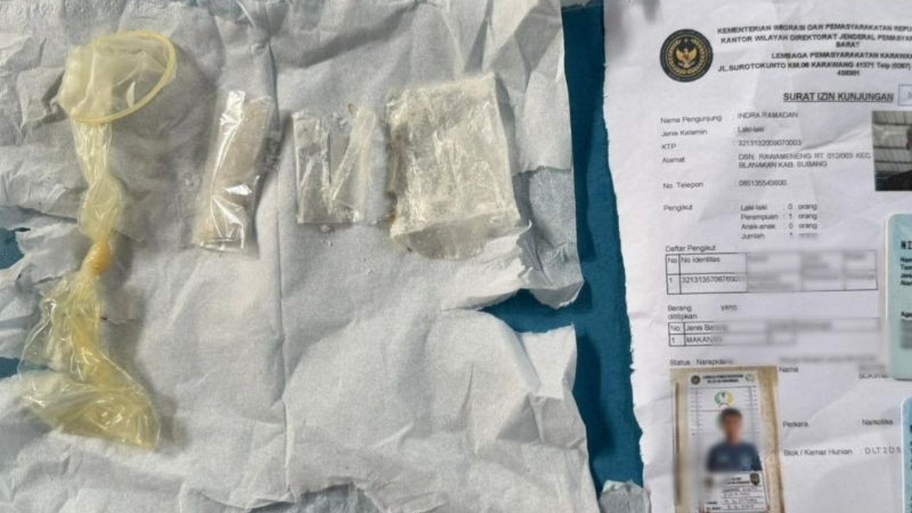Modus Baru Penyelundupan Sabu di Lapas Karawang Terbongkar, Disembunyikan dalam Kondom