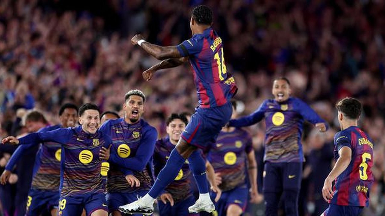 Rashford Cetak Gol Spektakuler, Barcelona Juara LaLiga usai Sikat Real Madrid 2-0
