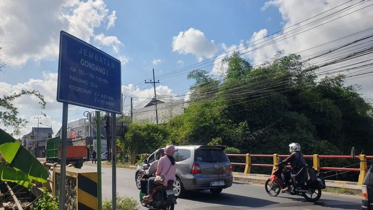 Penutupan Jembatan Gondang Tulungagung-Trenggalek Ditunda Lagi Hingga 2 Juni