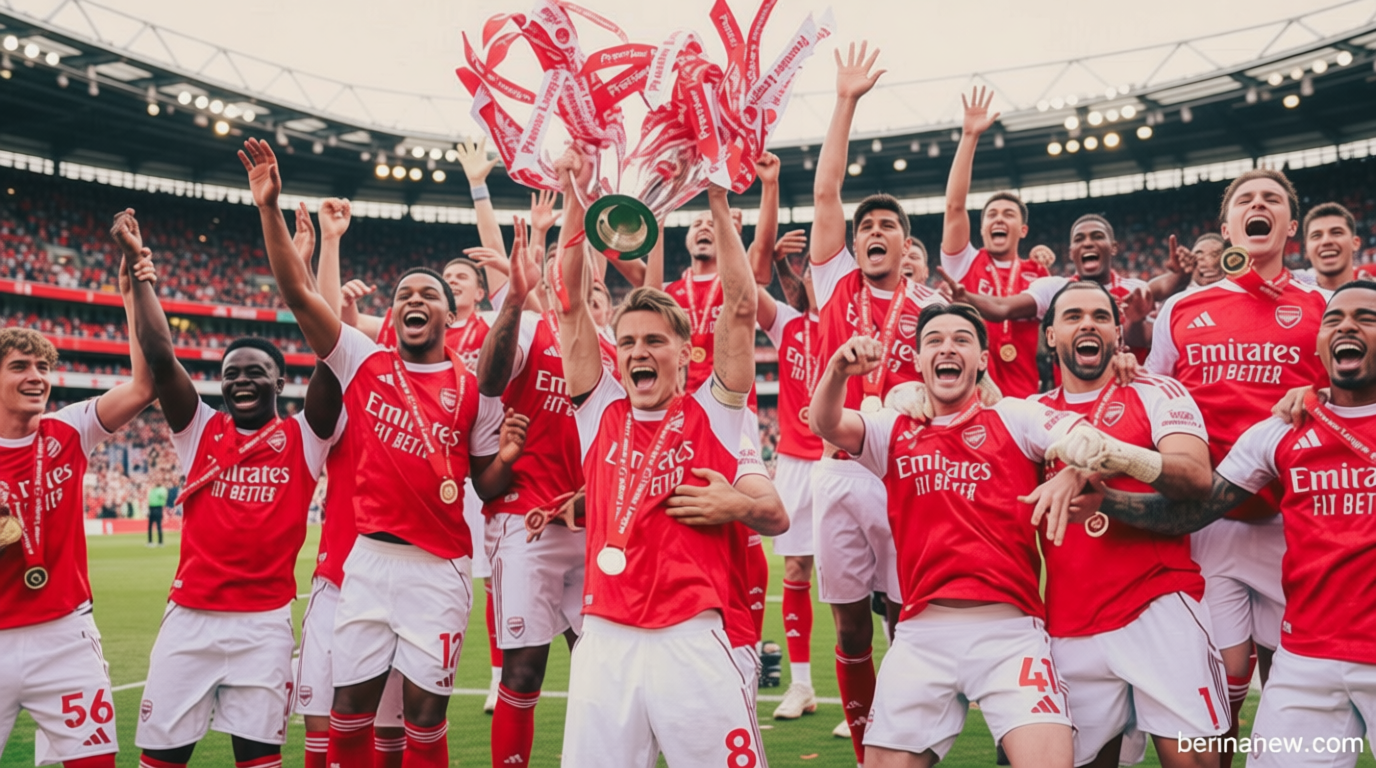 Arsenal Juara Liga Inggris 2025/26, Tutup Musim Manis Kalahkan Palace 2-1