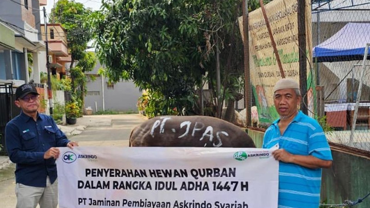 Askrindo Syariah Salurkan 39 Hewan Kurban Idul Adha 1447 H, Perkuat Kepedulian Sosial