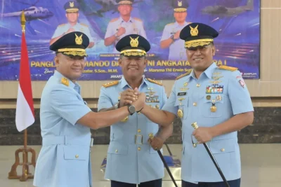 Special Plan: FOTO: Pangkoopsudnas Lantik Marsma TNI Erwin Sugiandi Sebagai Pangkodau I