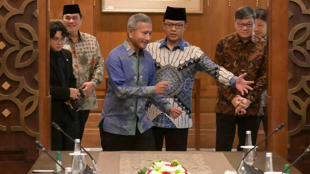FOTO: Menlu Sugiono dan Menlu Vivian Perkuat Kerja Sama Indonesia Singapura