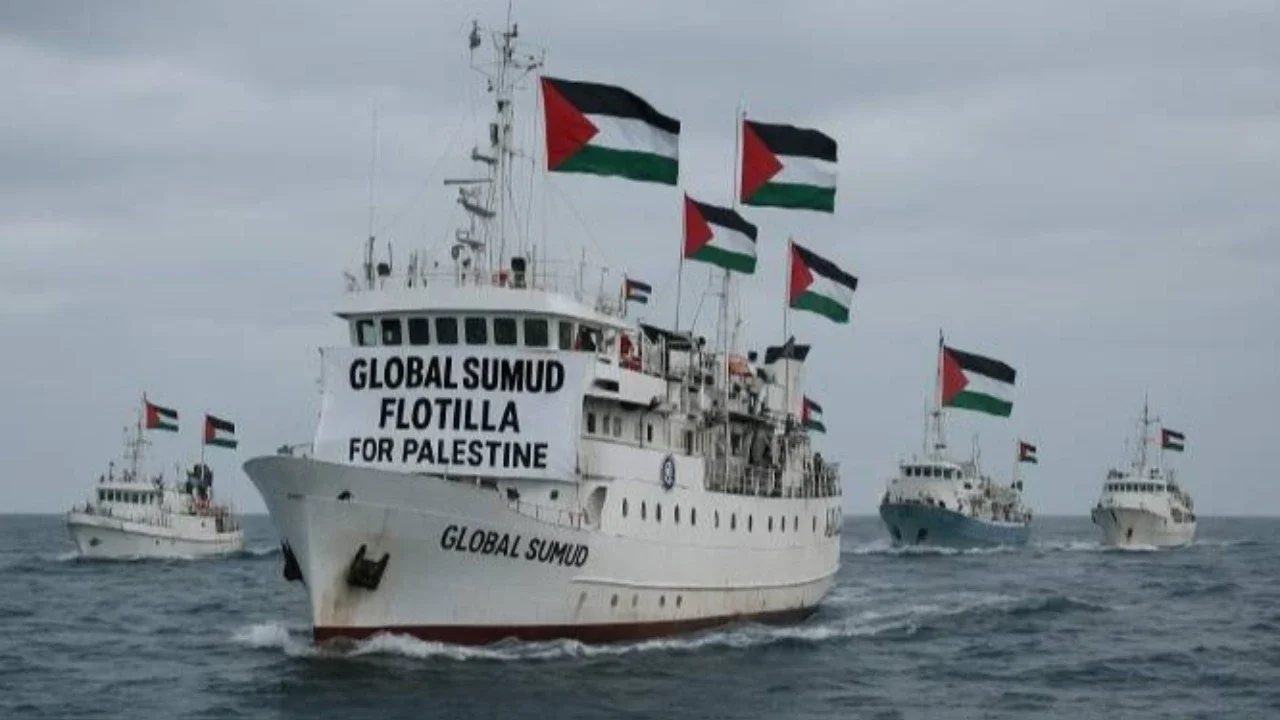 Seluruh Kapal Peserta Flotilla Kemanusiaan Gaza Dicegat Israel