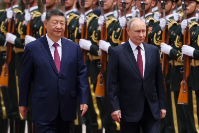 Main Agenda: FOTO: Pertemuan Xi Jinping dan Vladimir Putin Perkuat Arah Kerja Sama Strategis China Rusia