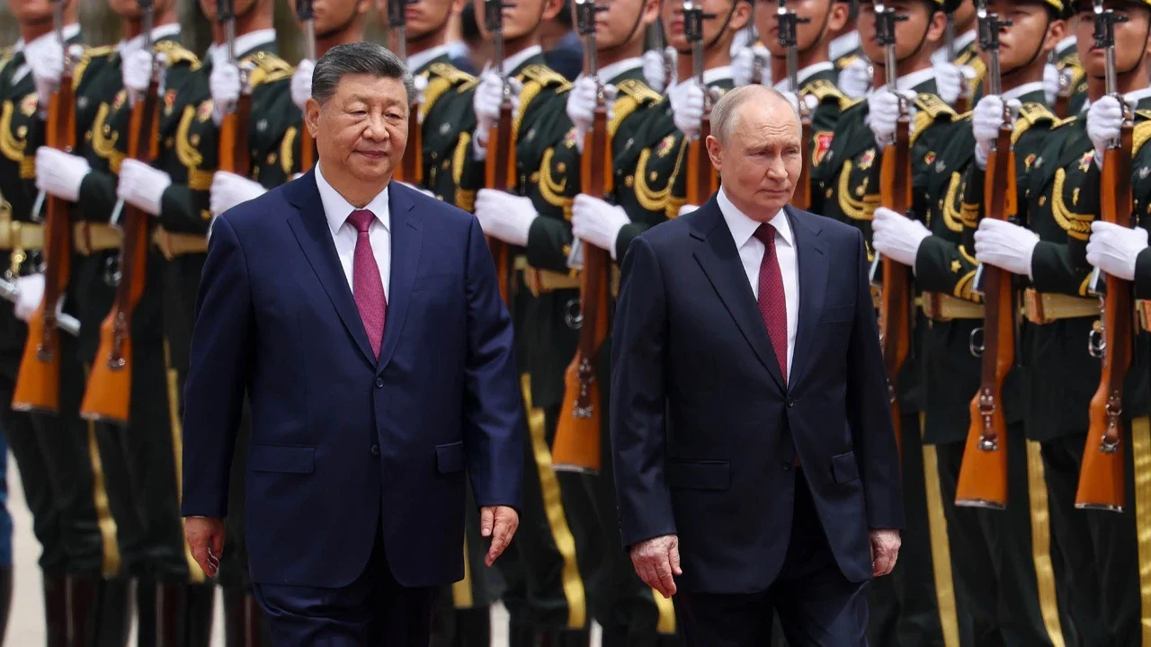 Main Agenda: FOTO: Pertemuan Xi Jinping dan Vladimir Putin Perkuat Arah Kerja Sama Strategis China Rusia