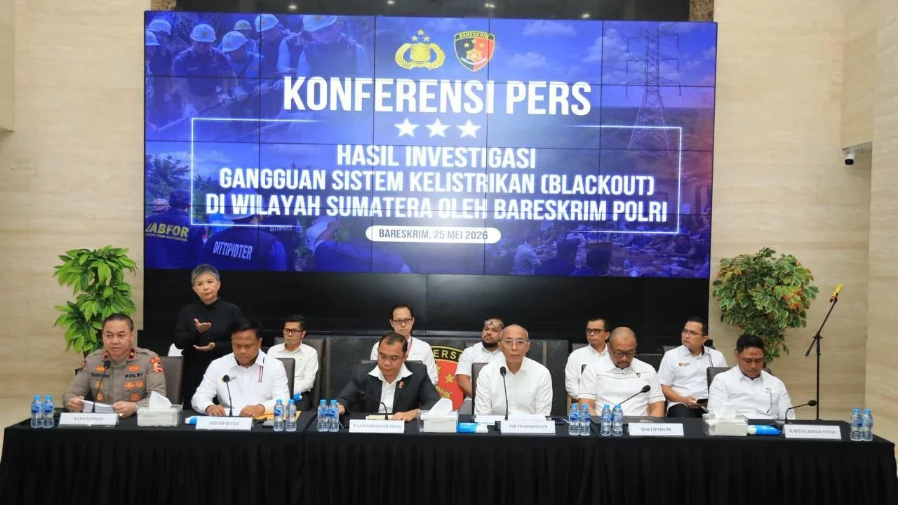 Polri Ungkap Hasil Investigasi Awal Blackout Sumatra, Pastikan Tidak Ada Sabotase