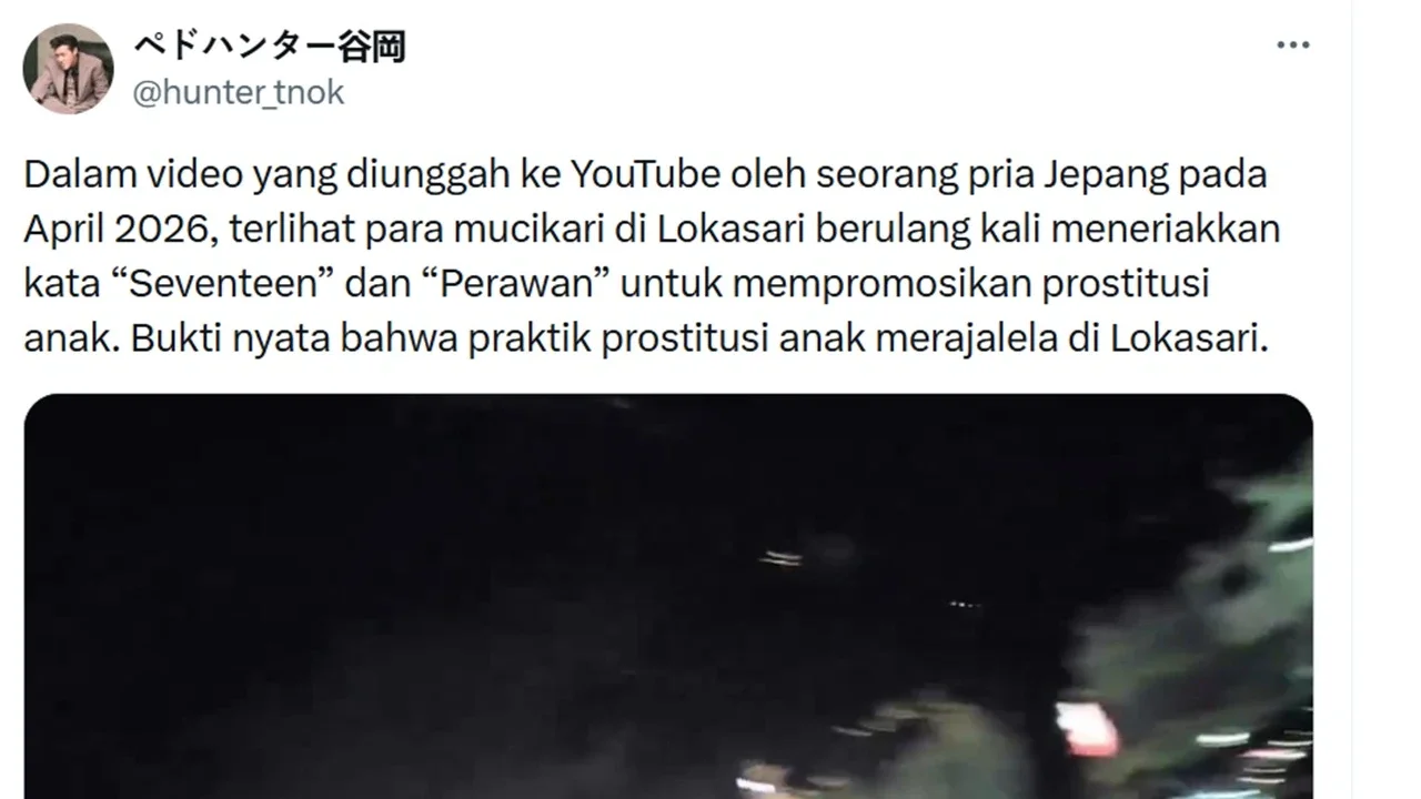 Viral Postingan Marak Prostitusi Anak di Taman Sari – Kapolsek Buka Suara