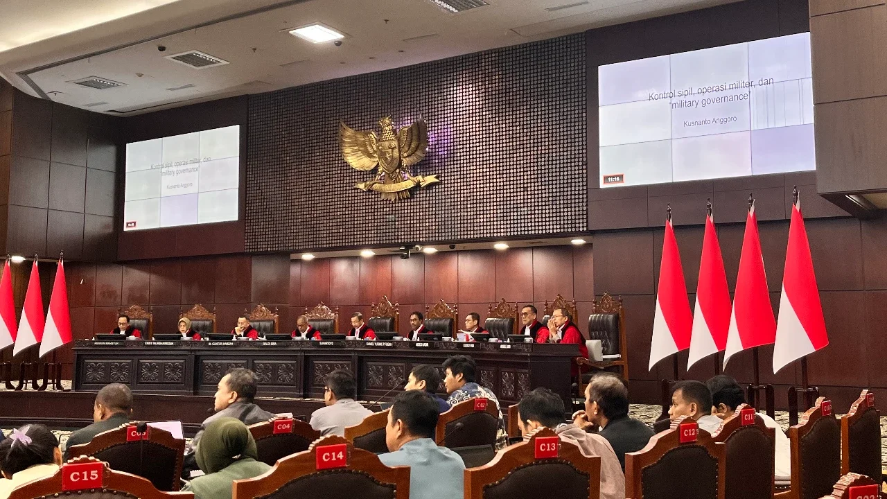 MK Kembali Gelar Sidang Uji Materi UU TNI, Hadirkan Tiga Ahli
