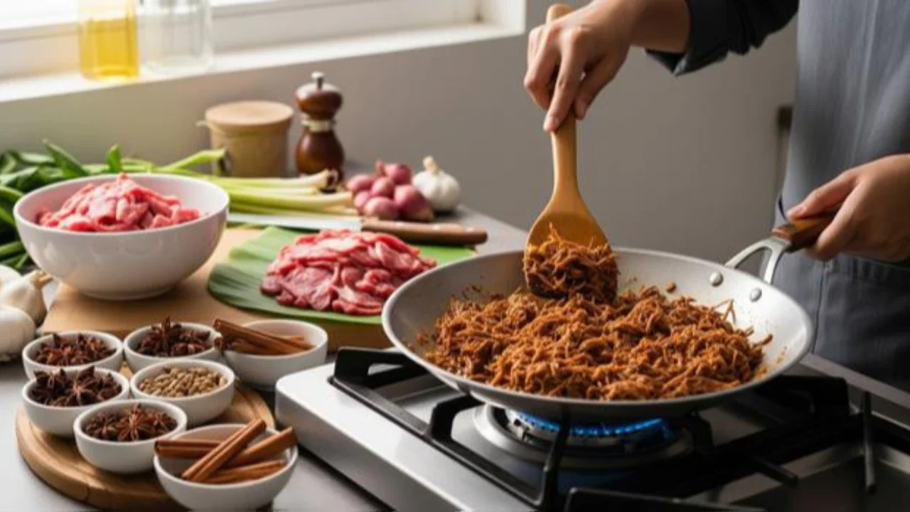 Main Agenda: Cara Praktis Ubah Daging Kurban Jadi Abon Sapi Enak ala Rumahan