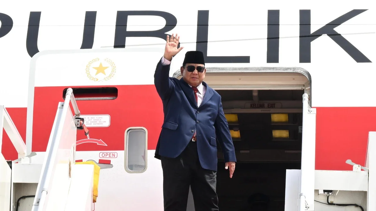 Prabowo Kembali ke Jakarta Usai Kunjungan Kenegaraan di Prancis