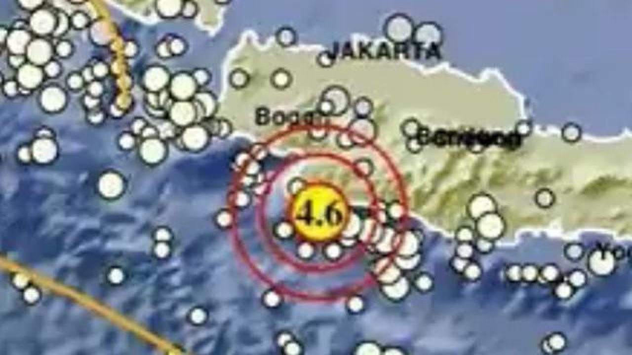 Waspada! Gempa Magnitudo 4,6 Guncang Sukabumi Jawa Barat