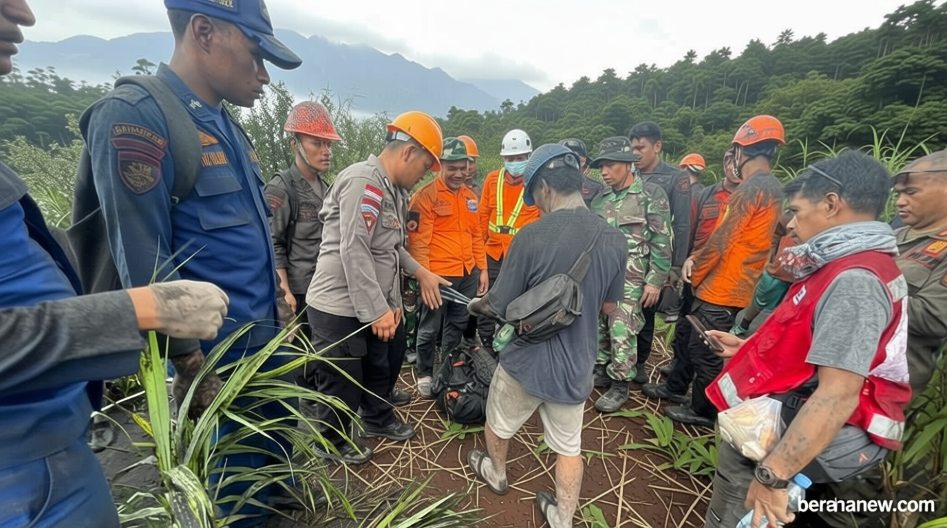 Dua WNA Meninggal Gunung Dukono: Tim SAR Temukan Korban Erupsi dalam Kondisi Tragis