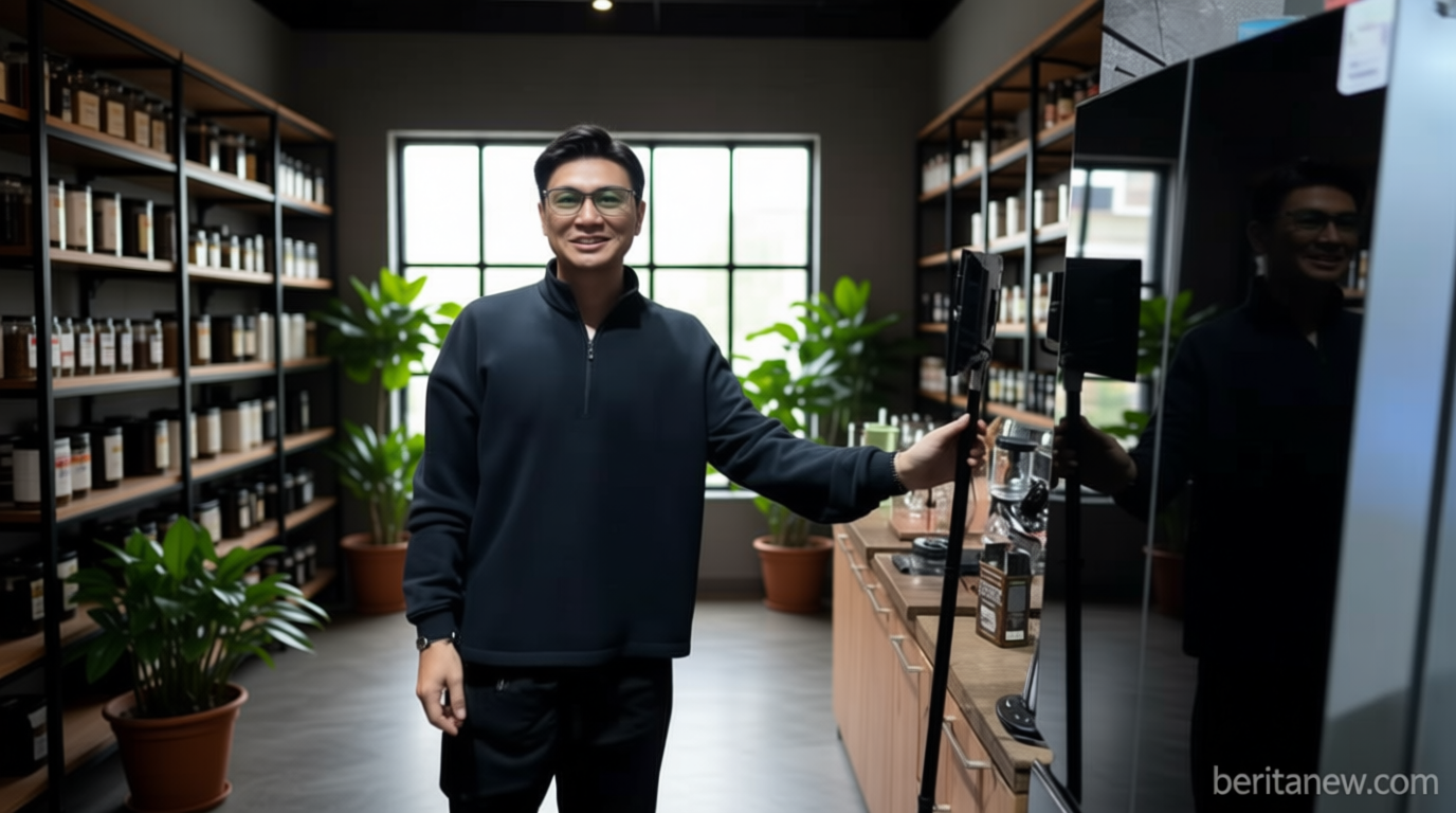 Intip 6 Potret Dapur Anji Manji, Minimalis Open Space Bernuansa Kayu