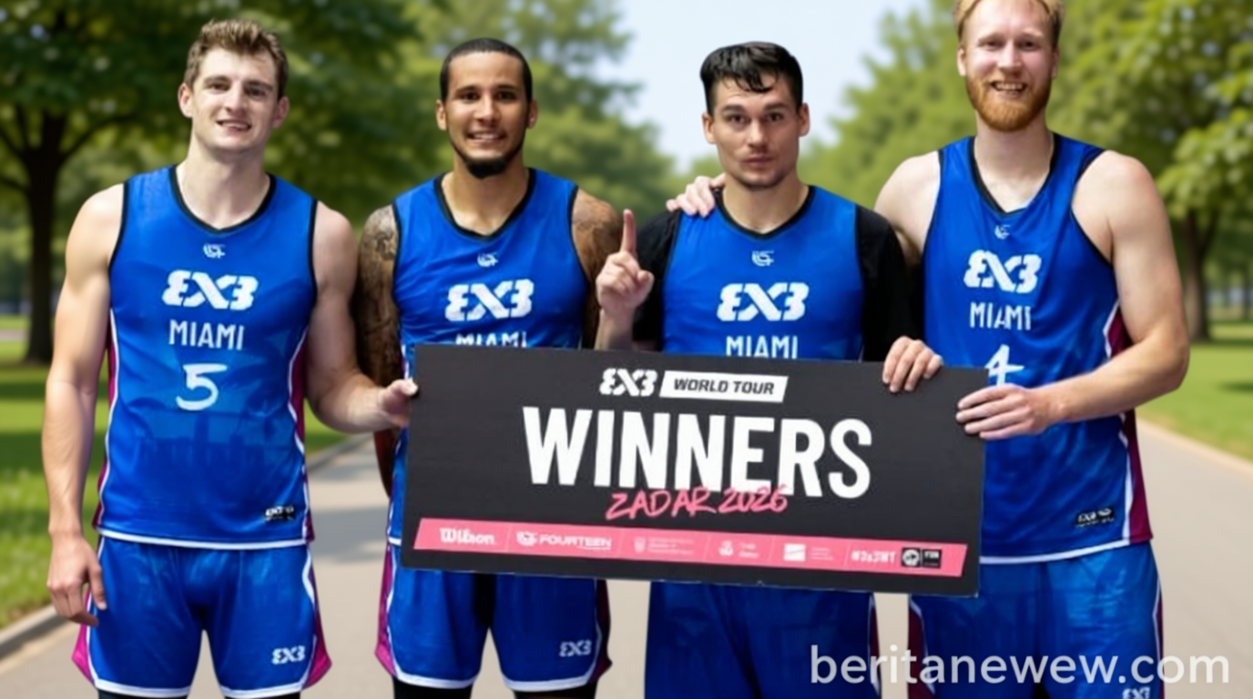 Miami Juara FIBA 3×3 World Tour Zadar, Taklukkan Amsterdam di Final Sengit