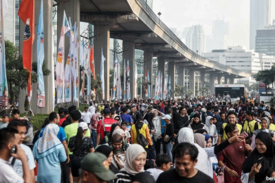 Latest Program: FOTO: CFD Perdana di Jalan Rasuna Said Jakarta