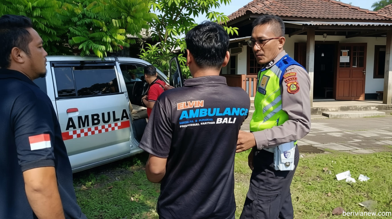 Kronologi Ambulans Angkut Jenazah Tabrak Rumah Warga di Jembrana