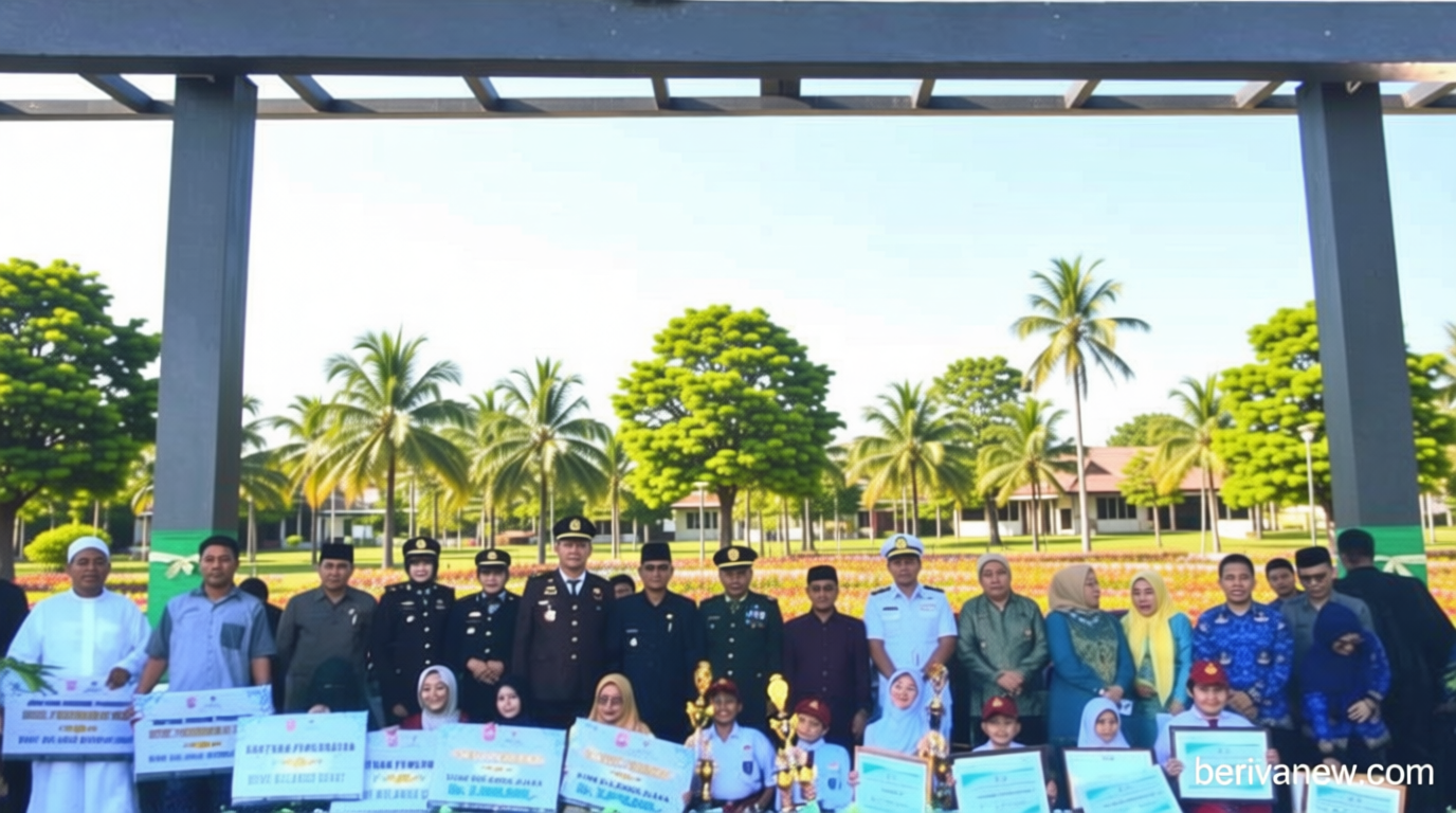 Bupati Bone Bolango Serahkan Bantuan Sosial dan Bonus Prestasi pada Harkitnas 2026