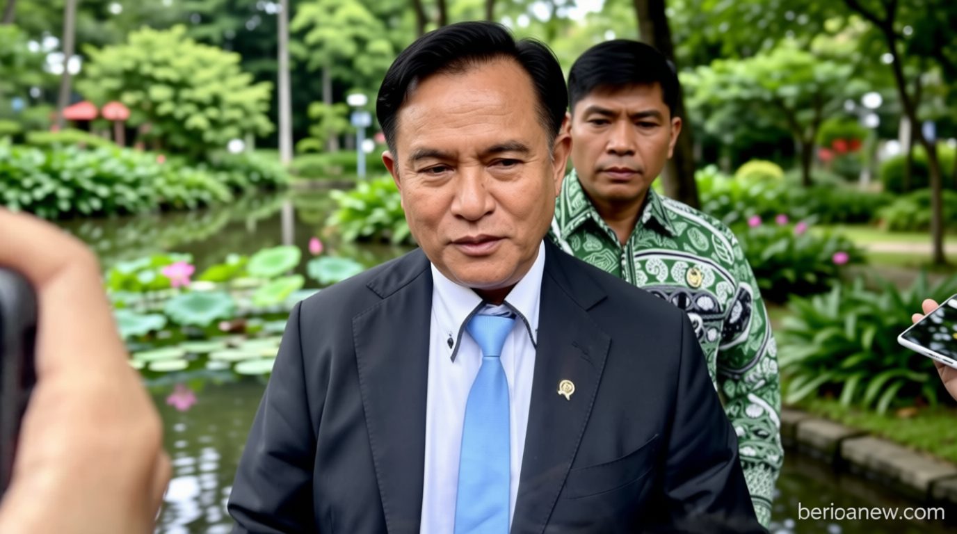 Yusril: Pemerintah Tidak Pernah Melarang Nobar ‘Pesta Babi’