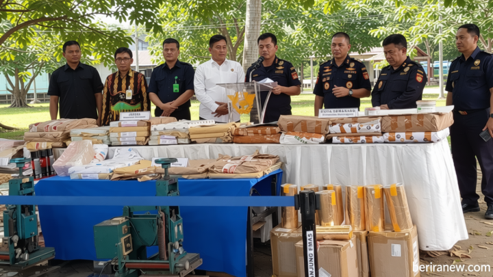Bea Cukai Bongkar Sindikar Produksi Pita Cukai Ilegal – Potensi Kerugian Capai Rp570 Miliar