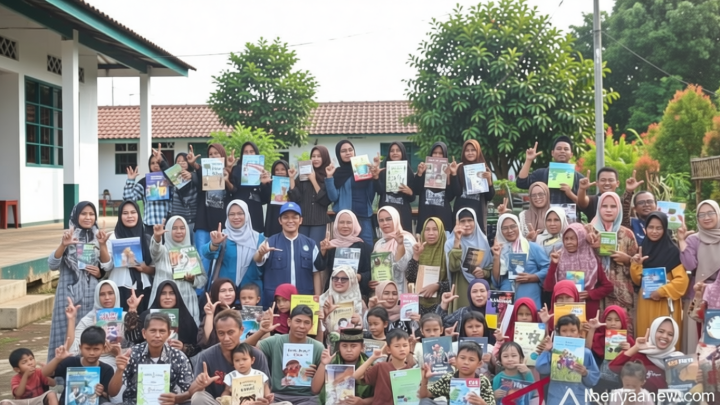 Meeting Results: Badan Bahasa Perkuat Literasi TBM Pekijing Serang, Alihkan Anak dari Gawai