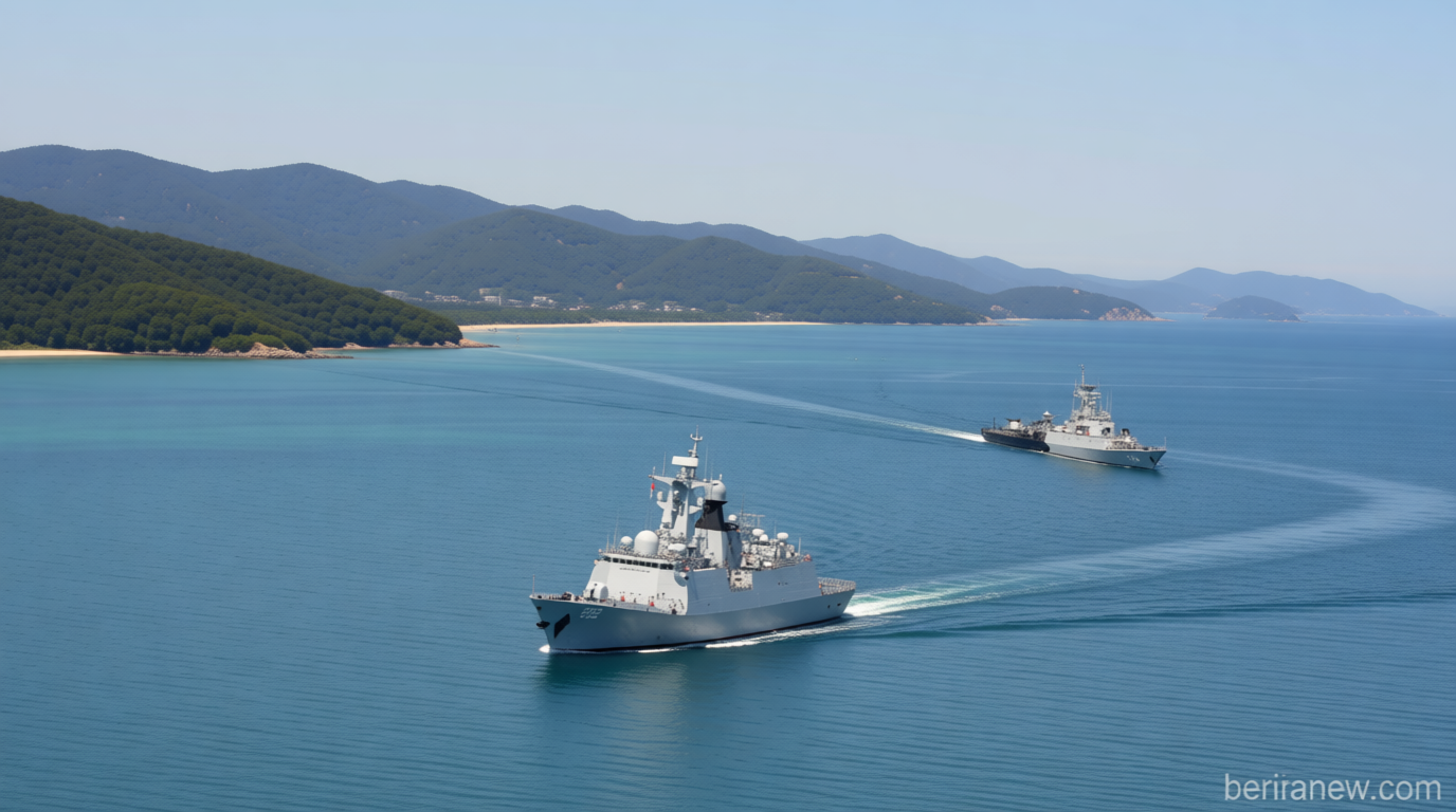 Perkuat Diplomasi Maritim, TNI AL dan Pakistan Navy Gelar Latihan Tempur Bersama di Laut Jawa
