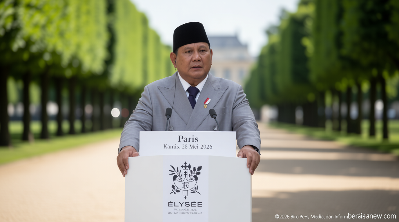 Prabowo Sebut Indonesia dan Prancis Punya Peran Penting Jaga Perdamaian Dunia