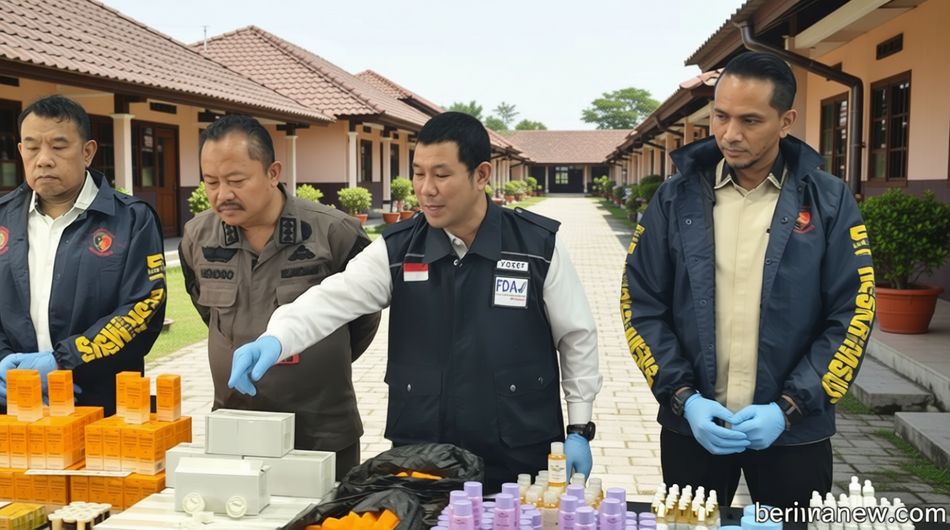 Akal Bulus Tersangka Produksi Skincare Bermerkuri – Hanya Gunakan Mixer Raup Omzet Rp65 Juta per Pekan