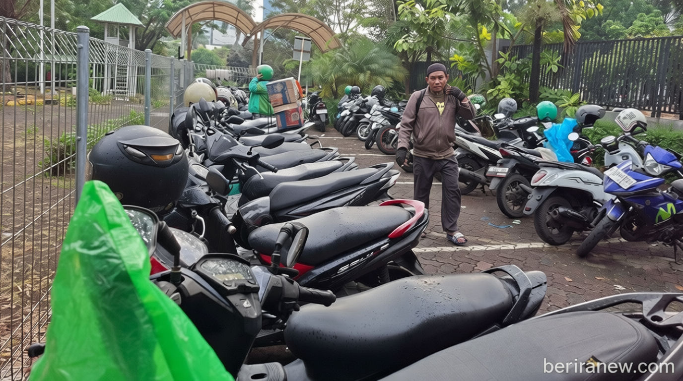 Menengok Fasilitas Ojek Online di Mal Jakarta