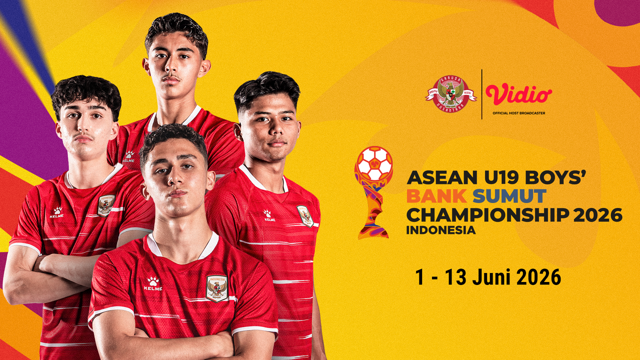 Dukung Garuda Muda! Saksikan ASEAN U19 Boys Championship 2026 di Vidio