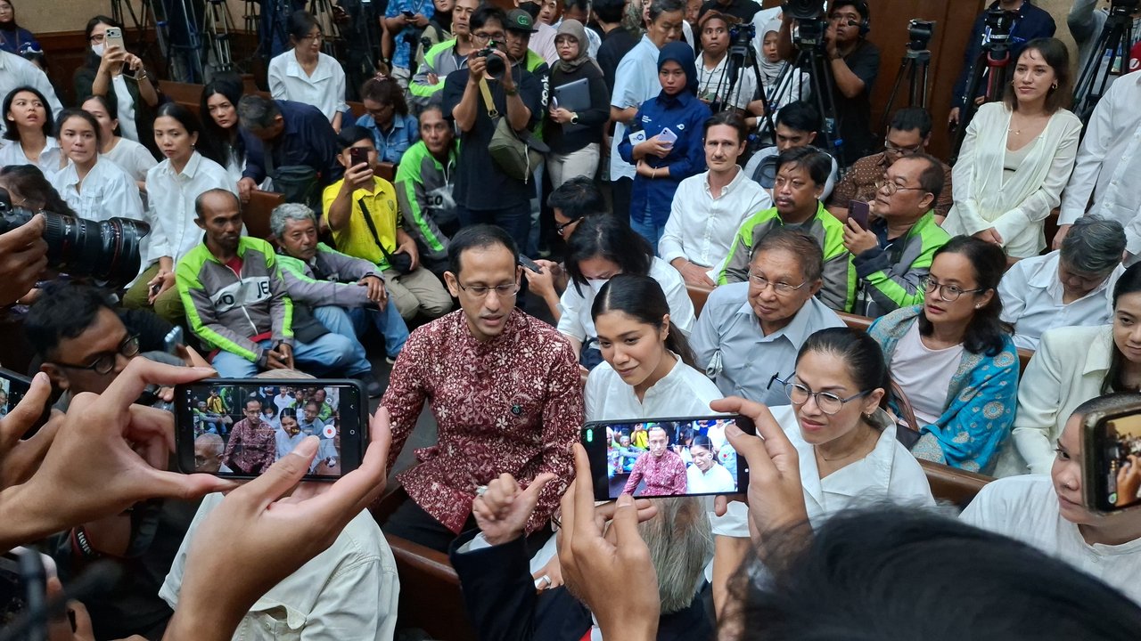 Cerita Nadiem Makarim jadi Tahanan Rumah, Ditangisi Anak saat Berangkat Jalani Sidang Tuntutan
