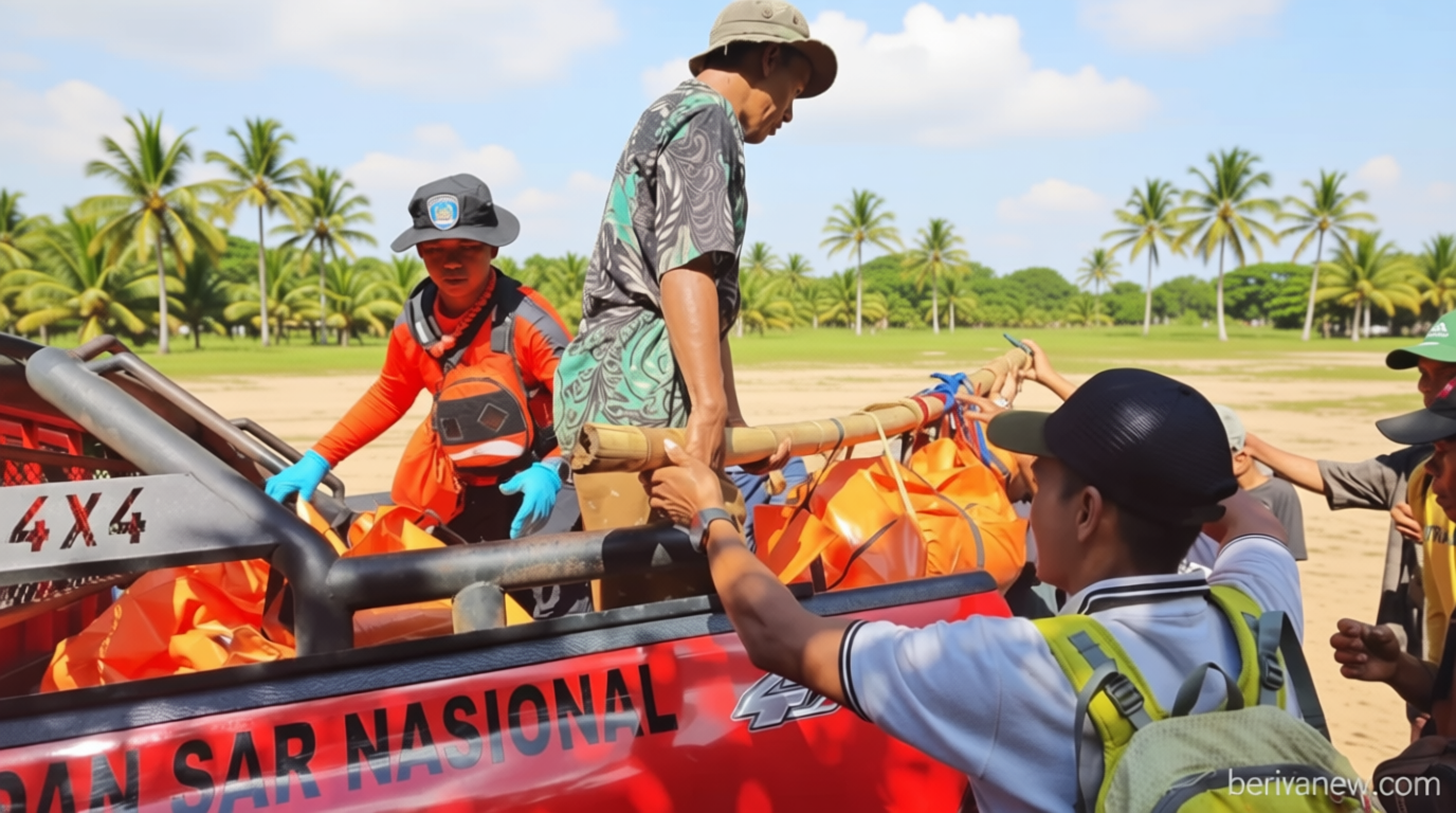 Sempat Hilang Terseret Arus – Pasutri Ditemukan Meninggal Dunia saat Menjala Ikan di Sungai Buakkang