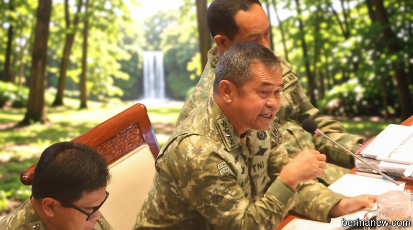 FOTO: Kasad Maruli Bahas Kesiapan Pertahanan Nasional di DPR