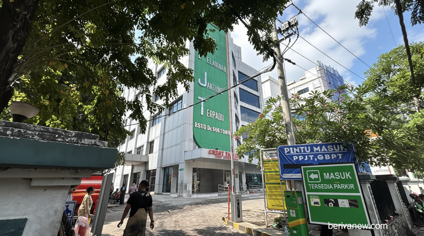 Gedung Pelayanan Jantung RSUD dr Soetomo Surabaya Kebakaran – Satu Pasien di ICU Dikabarkan Meninggal Dunia