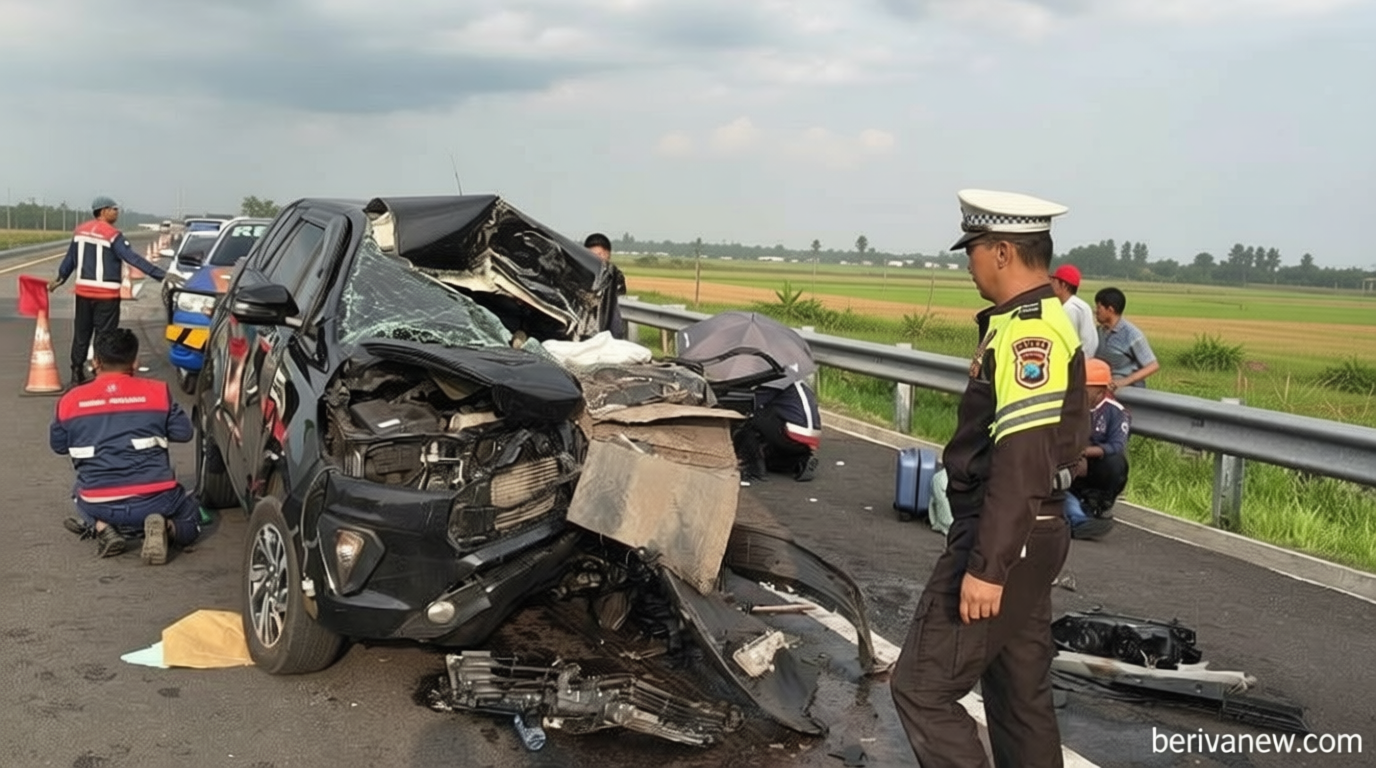 Kecelakaan Anggota DPR di Tol Paspro Tewaskan Dua Staf Pendamping