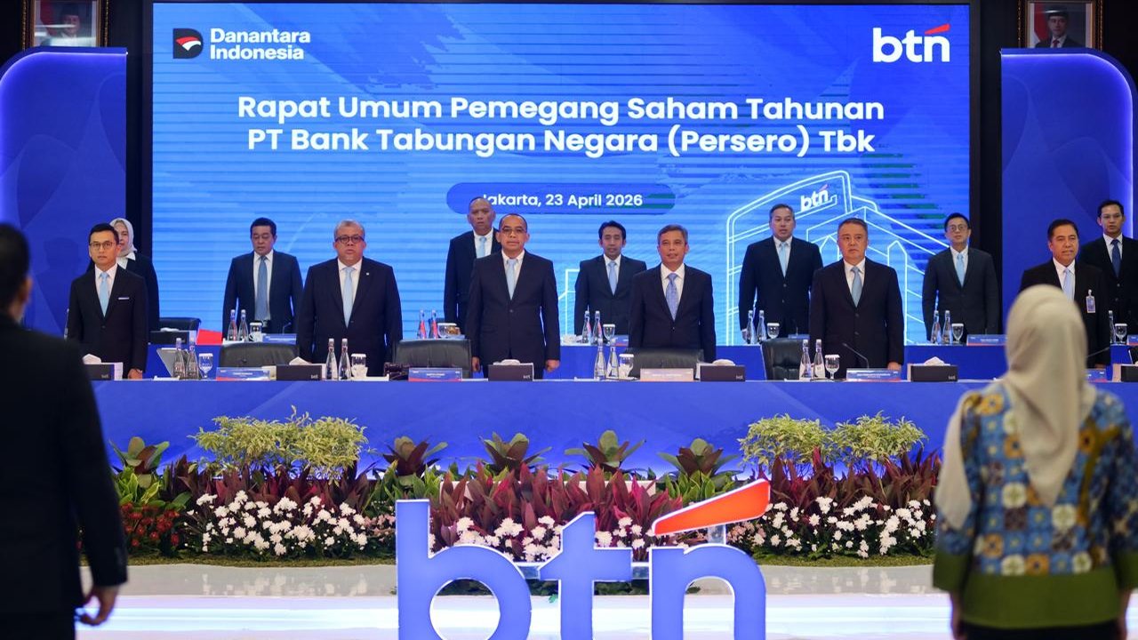 Naik 55,8 Persen, BTN Raup Laba Rp1,16 Trilun per April 2026