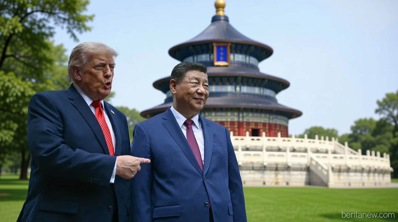Di Hadapan Xi Jinping, Trump Cerita Sejarah Hubungan AS-China