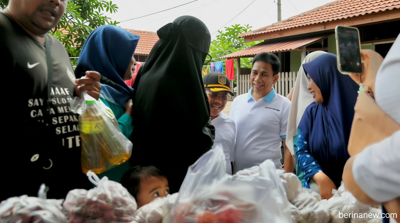 Kendalikan Inflasi, Wamendagri Akhmad Wiyagus Buka Gerakan Pangan Murah di NTB